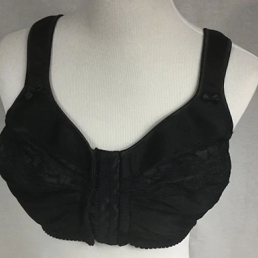 Comfort Choice size 40C black front close bra